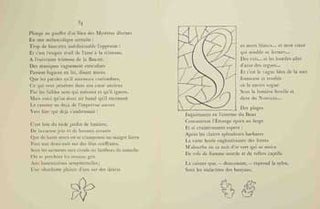 Item #51-1133 4 page spread from Poésies Antillaises, illustrées par Henri Matisse....