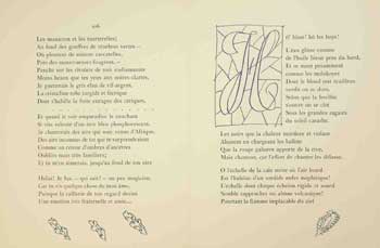 Nau, John-Antoine (author) and Henri Matisse (artist) - 4 Page Spread from Posies Antillaises, Illustres Par Henri Matisse