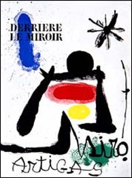Item #51-1152 Derrière Le Miroir N°s 139-140. Miró. "Terres de grand feu" Joan Miró, André Pieyre de Mandiargues, artist, author.
