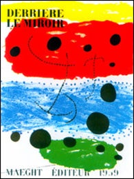 Item #51-1154 Derrière Le Miroir N° 117. Maeght Editeur 1959. Joan Miró, Michel Leiris, artist, author.