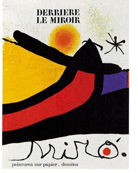 Mir, Joan (artist) and Pierre Alechinsky (author) - Derrire le Miroir NS 193-194. Mir. Peintures Sur Papier, Dessins