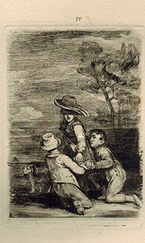 Item #51-1161 Etchings by Sir David Wilkie, R.A. …and by Andrew Geddes, A.R.A. [with original etchings and signature of Wilkie]. F. S. A. S. Laing, David.