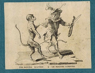 Item #51-1170 The Dancing Master [Monkey instructing Another] or Le Maître à Dancer...