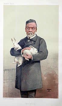Item #51-1218 Portrait of Louis Pasteur ( and 14 other portraits) in Vanity Fair. Théobald...