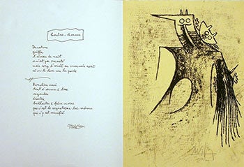 Lam, Wilfredo (1902-1982- artist) and Michel Leiris (1901-1990- author) - Contre-Charme