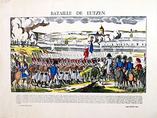 Item #51-1225 Bataille de Lutzen (Image d'épinal - Imprimerie Pellerin) [1813]. François...