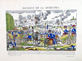 Item #51-1228 Bataille de Moscowa [Moskova] (Image d'épinal - Imprimerie Pellerin) [1812]....