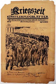 Item #51-1243 Kriegszeit. Heft. No.4, Max Liebermann.