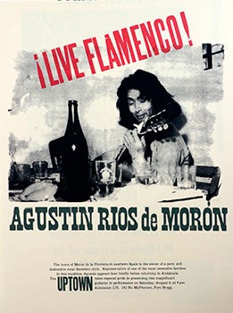 Item #51-1276 Live Flamenco. Agustin Rios de Morón. Robert Ross, the Mendocino Bob Ross