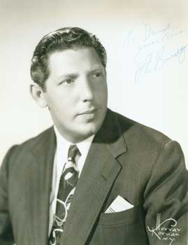 Item #51-1333 Signed photograph of Jewish-British-American Comedian Alfred ( Al) Burnett. Alfred...