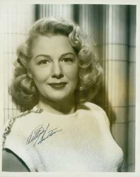 Item #51-1339 Signed Photograph of Betty Hutton. Betty Hutton