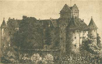 Item #51-1365 Meersburg Castle (Burg Meersburg). Joseph MARSCHALL.