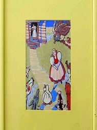 Item #51-1470 Bo-Peep's Horse with her animals and an Owl overhead. Oskar Hauenstein, "Rick Van...