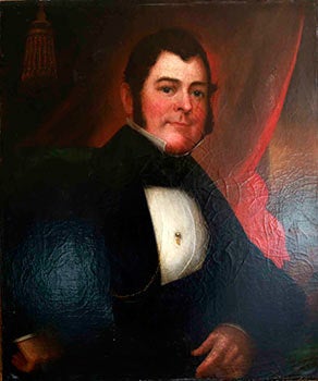 Street, Robert (1796-1865) - Portrait of a Gentleman with an Encyclopedia