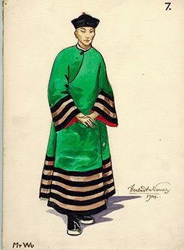 Item #51-1494 Mr. Wu for the play Not Likely! at the Alhambra Theatre London by George Grossmith....