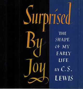 Item #51-1534 Original Art for the dust-jacket of Surprised by Joy: The Shape of My Early Life...