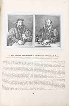 Item #51-1549 Die Kölner Buchhändler Johann Birckmann & sein Schwager der Rathsherr Arnold...