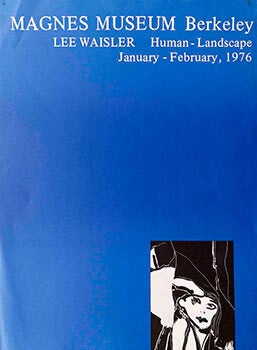 Item #51-1597 Lee Waisler: Human - Landscape. Exhibition Poster. Lee Waisler