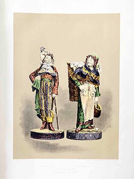 Item #51-1614 Palissy Ware - Poteries Gengre Palissy par Barbizet, Paris, France. Barbizet, Co....