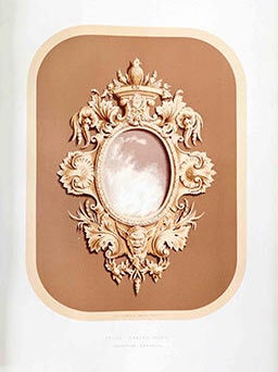 Item #51-1621 Frame, Carved Wood from Buenos Ayres, Argentine Republic. Carlos Carranza