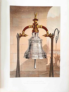 Item #51-1623 Bell in Silver and Bronze by Hadank & son. Hoyerswerda, Germany. Hadank, Germany...