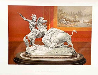 Item #51-1631 The Buffalo Hunt. Group is Silver Electroplate by Meriden Britannia Works, West...