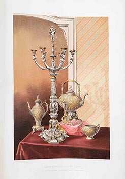 Item #51-1650 Candelabra, Gold and Silver by V. Christensen of Copenhagen at the American...