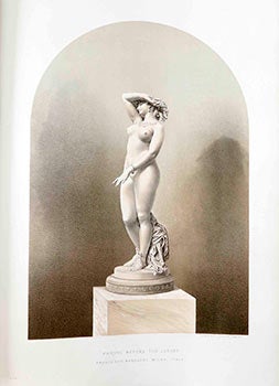Item #51-1653 PHRYNE BEFORE THE JUDGES, STATUE at the American Centennial Exhibition at Philadelphia. 1876. Francesco Barzaghi, 1839 - 1892.