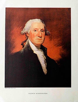 Item #51-1693 Bust Portrait of George Washington; the Vaughan type. Gilbert Stuart