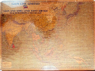 Item #51-1699 Glen and Shire Lines Joint Service. To and From Europe and the Far East. Glen Line...