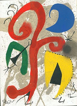Item #51-1738 Jardin au Clair de Lune. (Hommage à Tériade). Joan Miró.