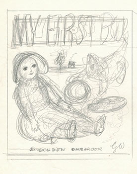 Item #51-1821 Trial Design for Cover of "Baby's First Book" (My First Book) VIII. Signed. Garth...