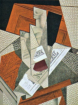Item #51-1829 Bouteille. From au Soleil du Plafond. First edition. Juan Gris