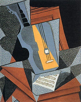 Item #51-1831 Guitare. From au Soleil du Plafond. First edition. Juan Gris