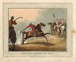 Item #51-1862 Mamalukes Exercising the Sabre. J. H. Clark, Dubourg M, engraver