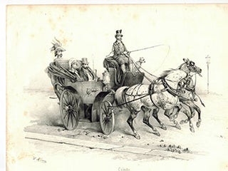 Item #51-1866 Calèche from Suite de voitures modernes et de chevaux harnachés. Victor Adam