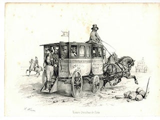 Item #51-1868 Voiture Omnibus de Paris from Suite de voitures modernes et de chevaux harnachés....