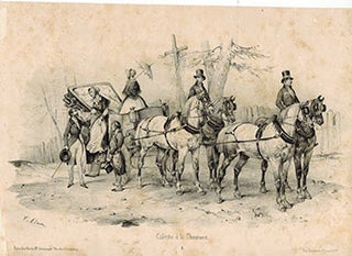 Item #51-1870 Calèche à la Daumont from Suite de voitures modernes et de chevaux harnachés....