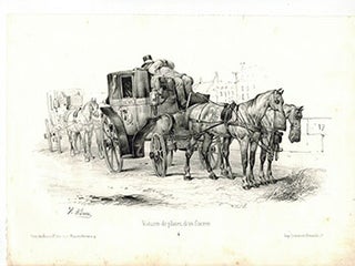 Item #51-1871 Voiture de places, dites fiacres from Suite de voitures modernes et de chevaux...