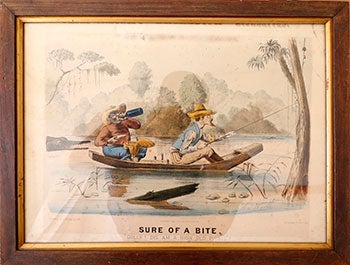 Item #51-1905 Sure of a Bite. 'Golly! Dis am a high old picnic!'" Thomas Worth.