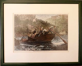 Item #51-1907 Running the Rapids of New River, Virginia. W. L. Sheppard