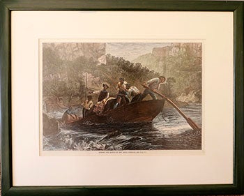 Item #51-1907 Running the Rapids of New River, Virginia. W. L. Sheppard.