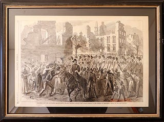 Item #51-1912 Marching On!"--The Fifty-fifth Massachusetts Colored Regiment singing John Brown's...