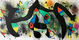 Item #51-2005 Original Lithograph I from Céramiques de Miró et Artigas. Joan Mir&oacute