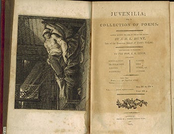 Owen, John and Franceso Bartolozzi (artist) - Juvenilia: Or, a Collection of Poems ; Written between the Ages of Twelve and Sixteen. (First Edition. )