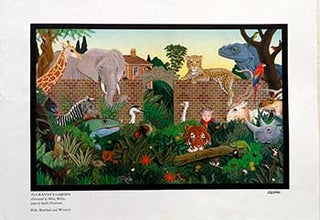 Item #51-2058 Poster for In Granny's Garden by Sarah Harrison. Signed. Mike Wilks