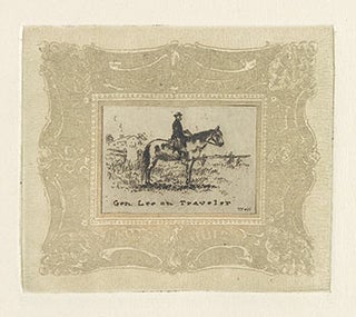 Item #51-2217 General Robert E. Lee. 36 miniature etchings. First edition. Signed. Bernhardt Wall