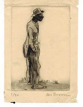 Brown, Don (1899 -1958) - Black Man Standing