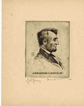 Item #51-2285 Portrait of Abraham Lincoln. Bernhardt Wall
