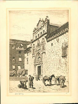 Item #51-2290 Santa Cruz, Toledo. Sir Lionel Arthur Lindsay